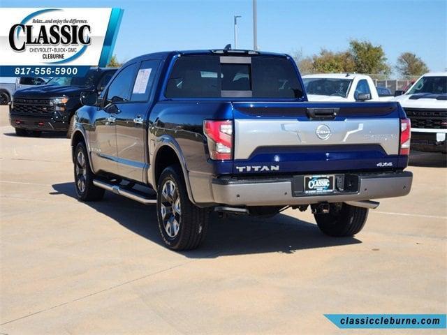 used 2023 Nissan Titan car, priced at $44,500