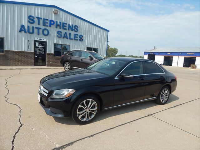 used 2015 Mercedes-Benz C-Class car, priced at $15,995