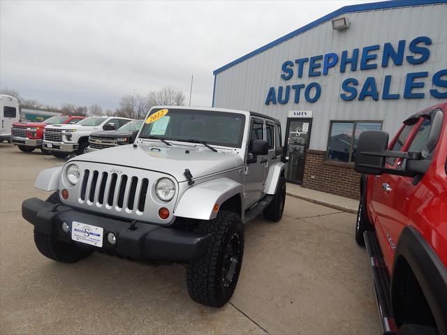 used 2012 Jeep Wrangler Unlimited car, priced at $19,995