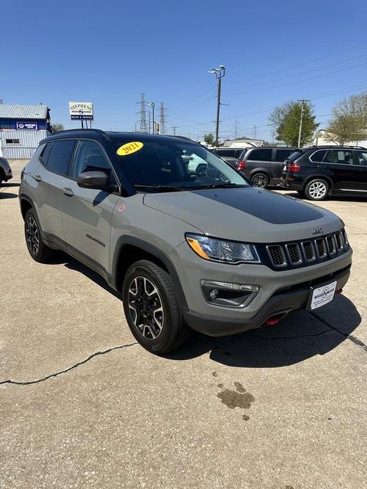 used 2021 Jeep Compass car, priced at $24,995