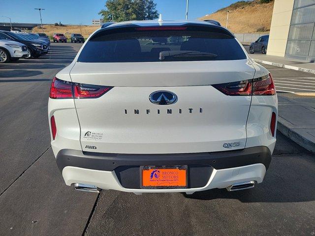 new 2025 INFINITI QX55 car, priced at $56,171