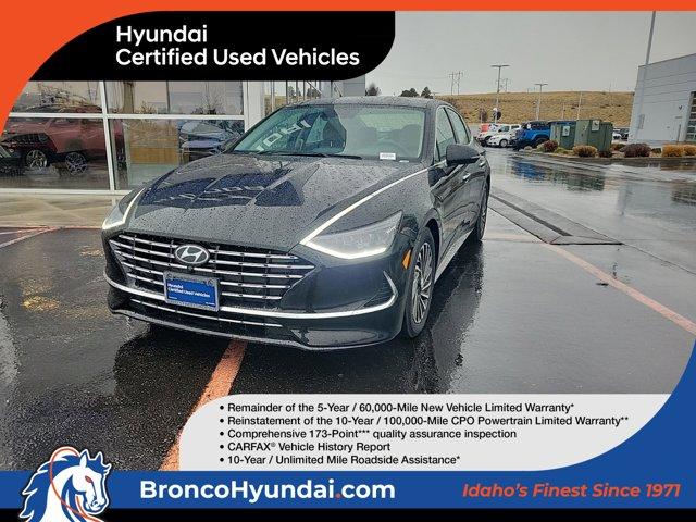 used 2021 Hyundai Sonata Hybrid car, priced at $24,017