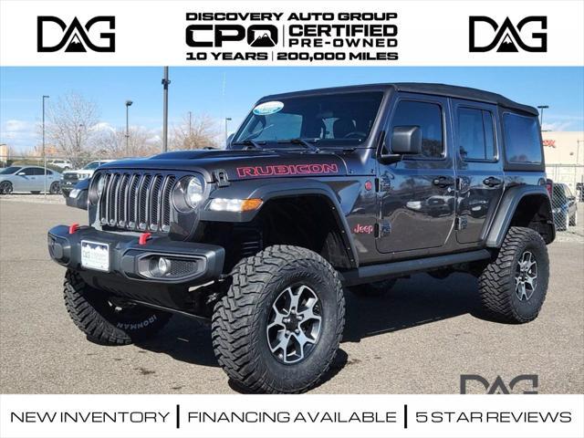 used 2021 Jeep Wrangler Unlimited car, priced at $36,995