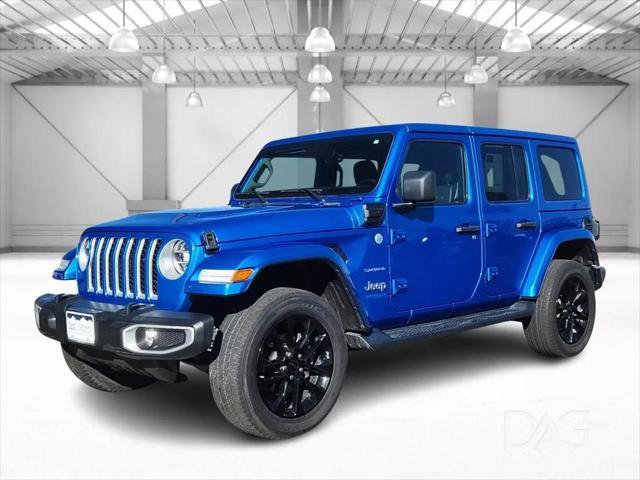 used 2021 Jeep Wrangler Unlimited 4xe car, priced at $34,995