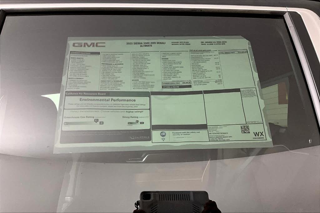 new 2025 GMC Sierra 3500 car, priced at $101,670