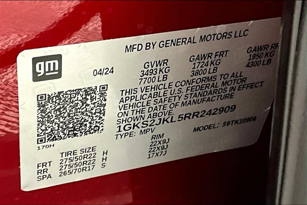 new 2024 GMC Yukon XL car, priced at $87,148