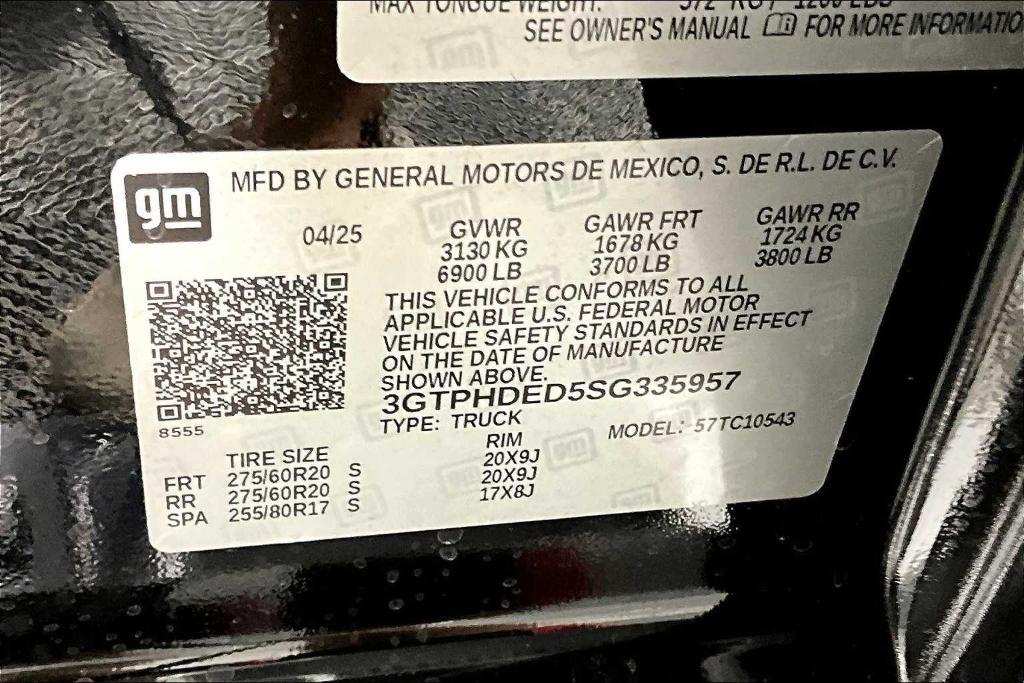 new 2025 GMC Sierra 1500 car, priced at $53,650