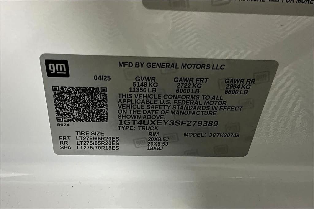 new 2025 GMC Sierra 2500 car, priced at $95,885