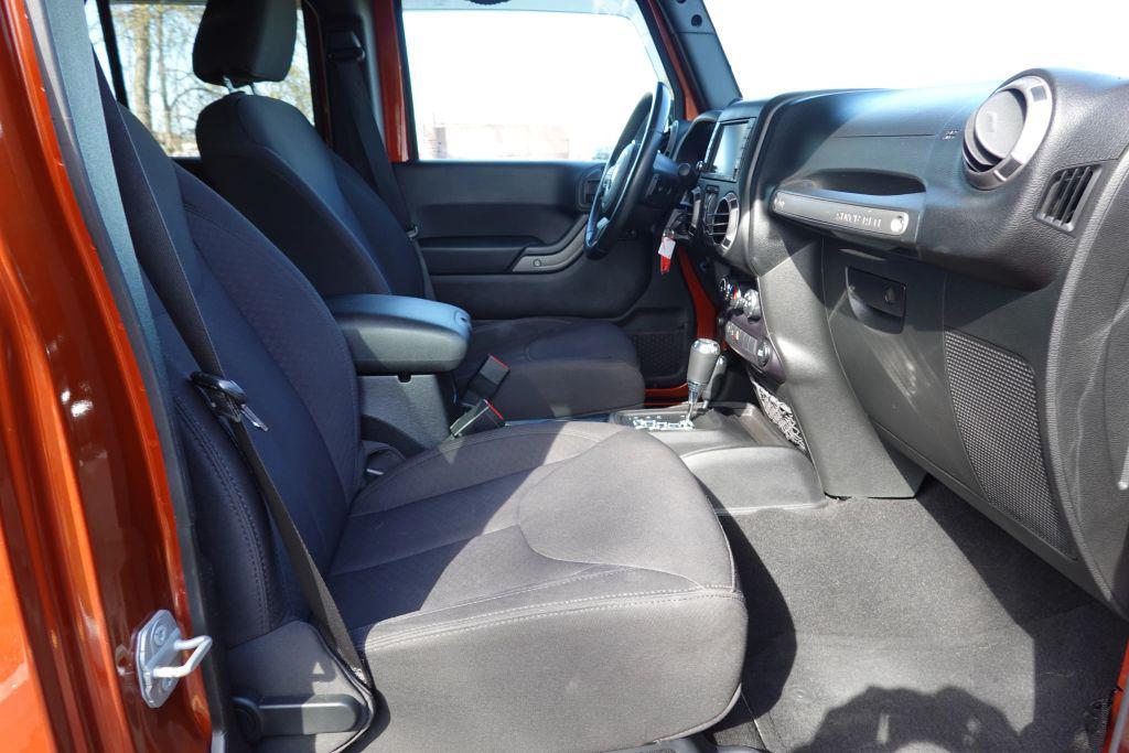 used 2014 Jeep Wrangler Unlimited car, priced at $17,500