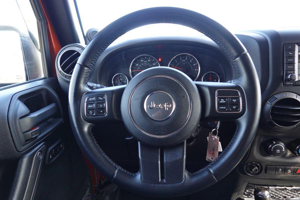 used 2014 Jeep Wrangler Unlimited car, priced at $17,500