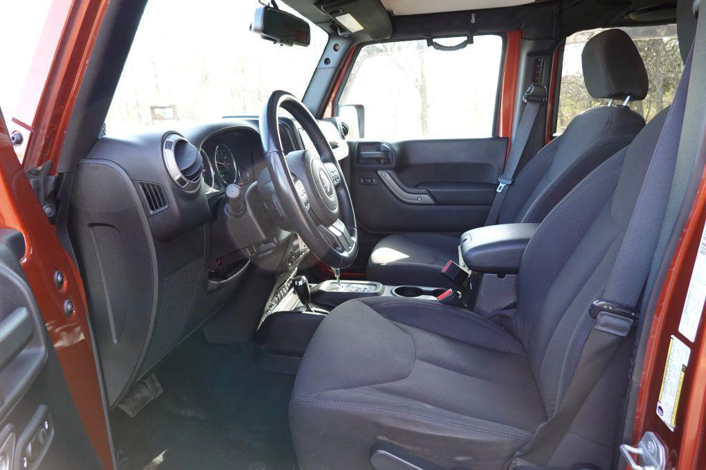 used 2014 Jeep Wrangler Unlimited car, priced at $17,500