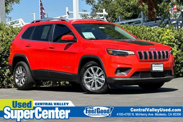 used 2021 Jeep Cherokee car, priced at $19,595