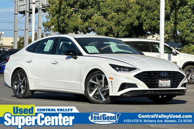 used 2021 Hyundai Sonata car, priced at $19,995