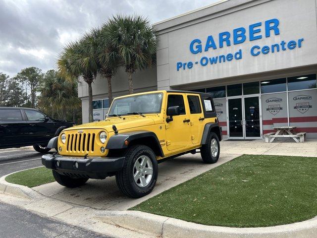 used 2015 Jeep Wrangler Unlimited car, priced at $19,431