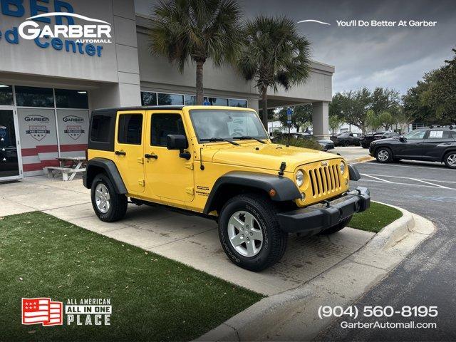 used 2015 Jeep Wrangler Unlimited car, priced at $19,431