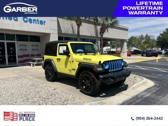 used 2023 Jeep Wrangler car, priced at $33,741