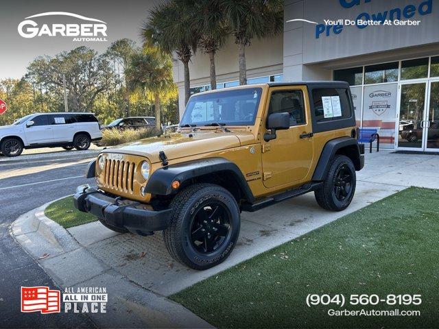 used 2014 Jeep Wrangler car, priced at $17,353