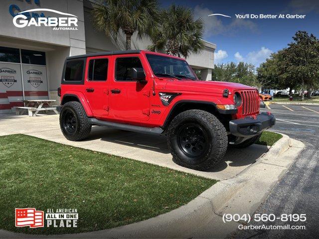 used 2019 Jeep Wrangler Unlimited car, priced at $25,254