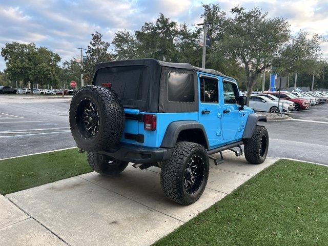 used 2017 Jeep Wrangler Unlimited car, priced at $19,889