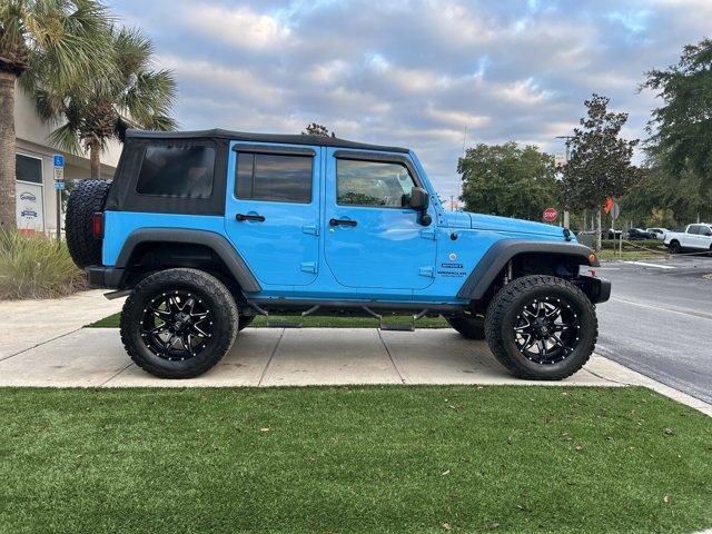 used 2017 Jeep Wrangler Unlimited car, priced at $19,889