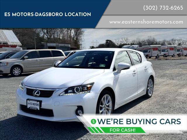 used 2012 Lexus CT 200h car, priced at $10,195