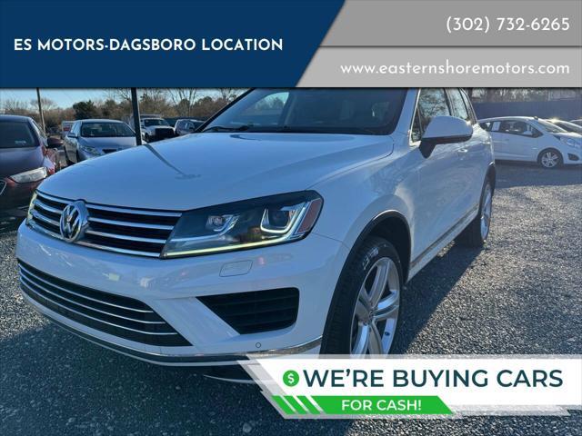 used 2017 Volkswagen Touareg car, priced at $17,995