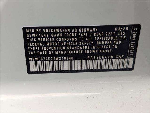 new 2025 Volkswagen Golf R car, priced at $52,721