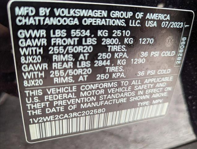 new 2024 Volkswagen Atlas Cross Sport car, priced at $42,376