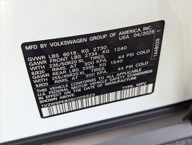 new 2025 Volkswagen ID.4 car, priced at $51,716
