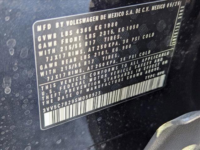 new 2025 Volkswagen Taos car, priced at $24,405