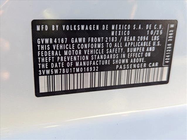 new 2026 Volkswagen Jetta car, priced at $25,791