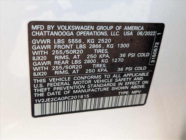 used 2023 Volkswagen Atlas Cross Sport car, priced at $33,299