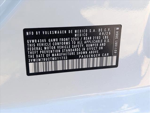 new 2026 Volkswagen Jetta GLI car, priced at $36,707