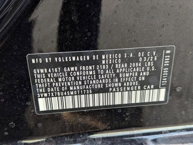 new 2025 Volkswagen Jetta car, priced at $27,708
