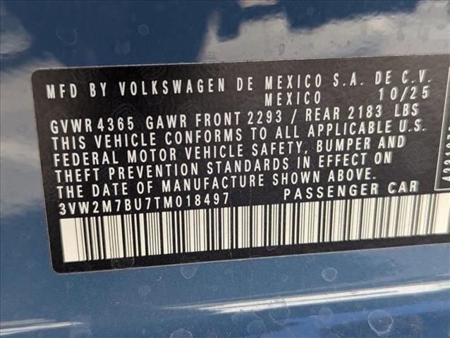 new 2026 Volkswagen Jetta GLI car, priced at $36,707