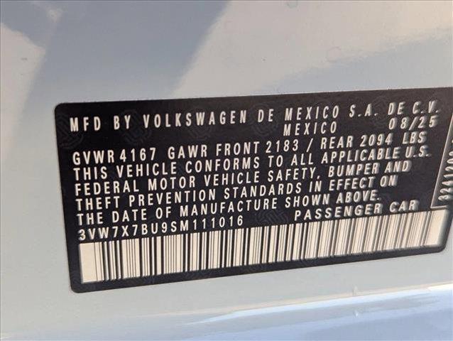 new 2025 Volkswagen Jetta car, priced at $29,169