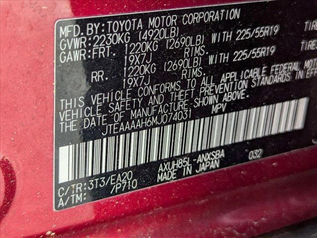 used 2021 Toyota Venza car, priced at $31,999