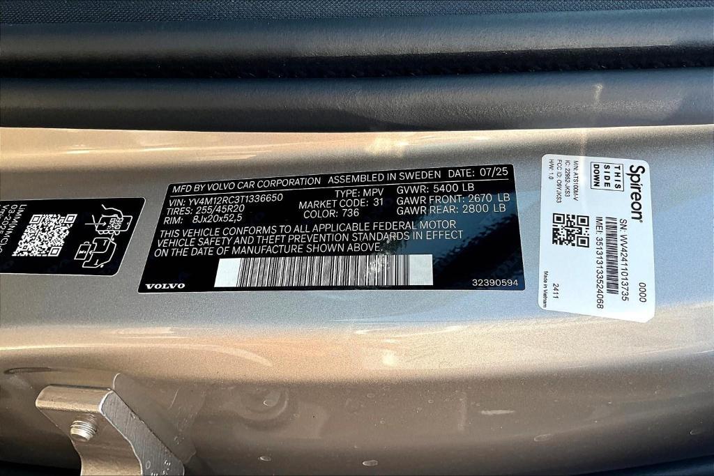 new 2026 Volvo XC60 car, priced at $57,985