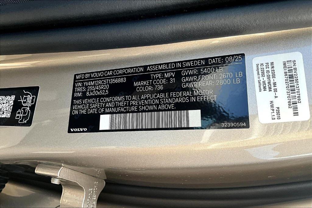 new 2026 Volvo XC60 car, priced at $57,985