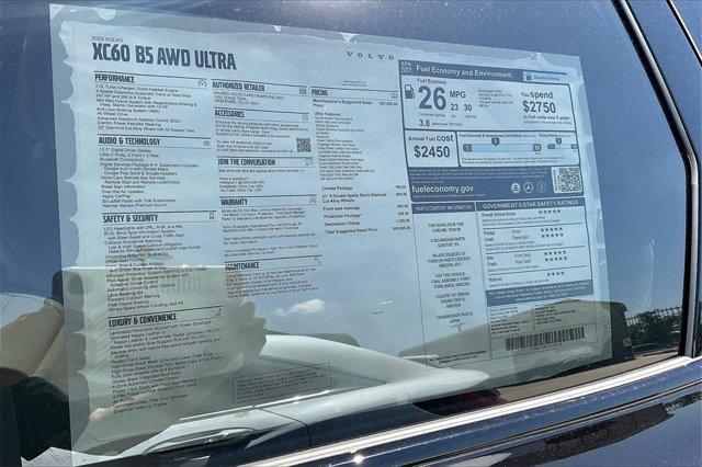 new 2025 Volvo XC60 car, priced at $60,865
