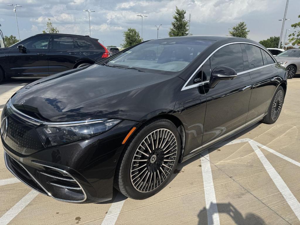 used 2022 Mercedes-Benz EQS 580 car, priced at $54,900