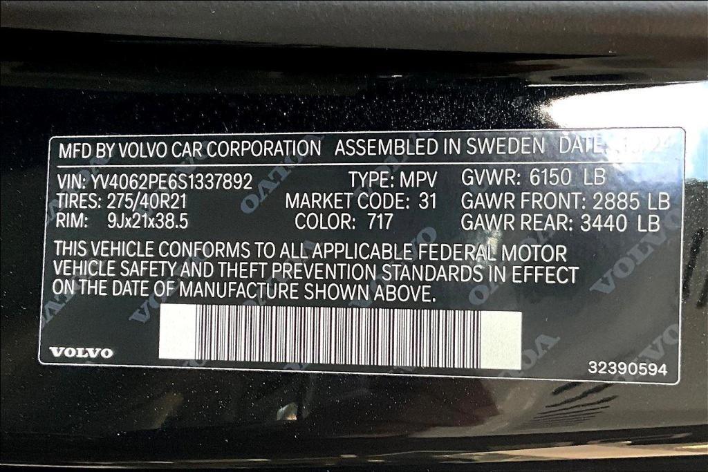 new 2025 Volvo XC90 car, priced at $67,265