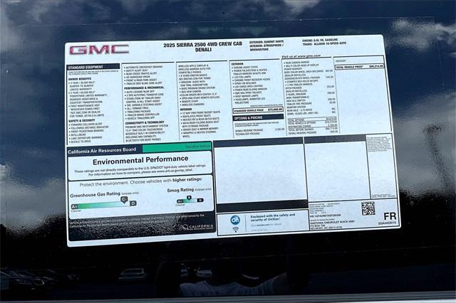 new 2025 GMC Sierra 2500 car, priced at $74,214