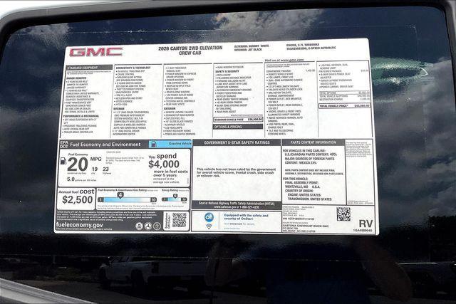 new 2026 GMC Canyon car, priced at $42,080