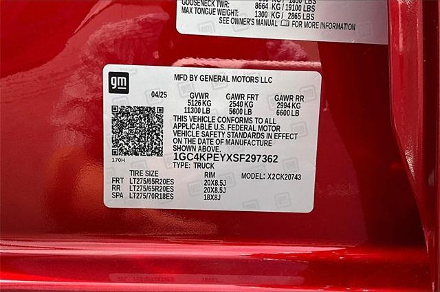new 2025 Chevrolet Silverado 2500 car, priced at $82,415