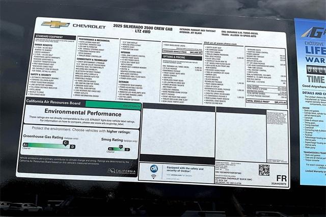 new 2025 Chevrolet Silverado 2500 car, priced at $82,415