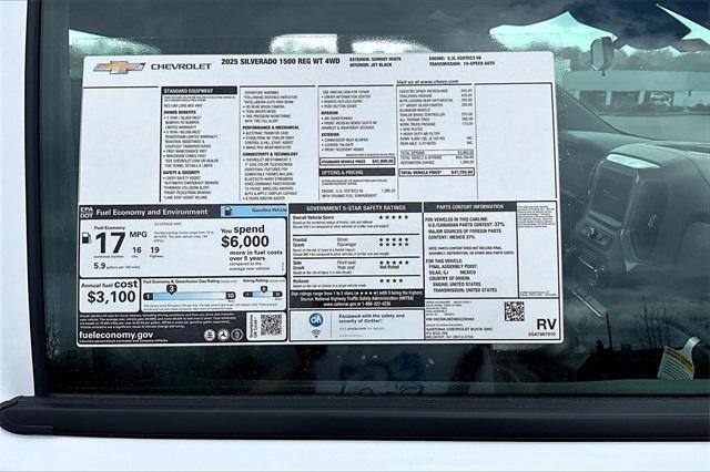 new 2025 Chevrolet Silverado 1500 car, priced at $42,255