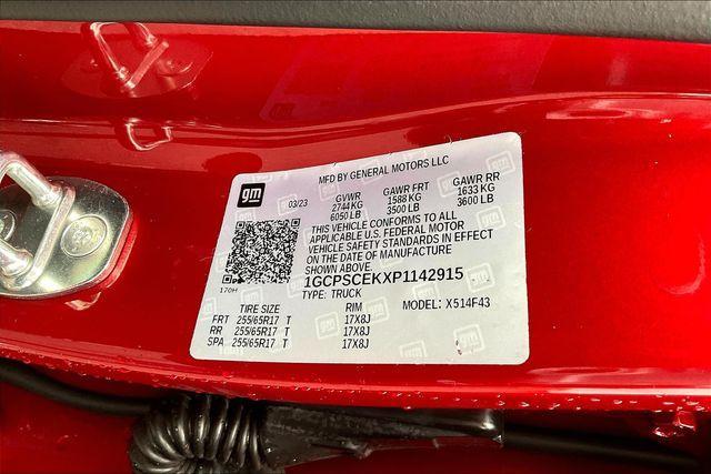 used 2023 Chevrolet Colorado car, priced at $32,883