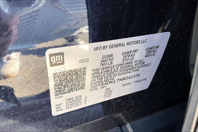 used 2022 Cadillac Escalade car, priced at $68,990