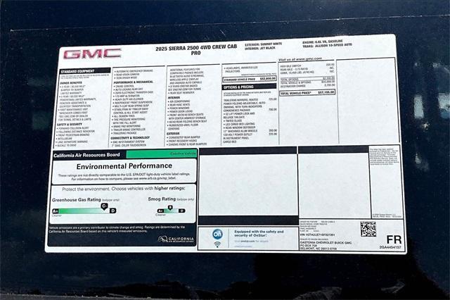 new 2025 GMC Sierra 2500 car, priced at $52,195